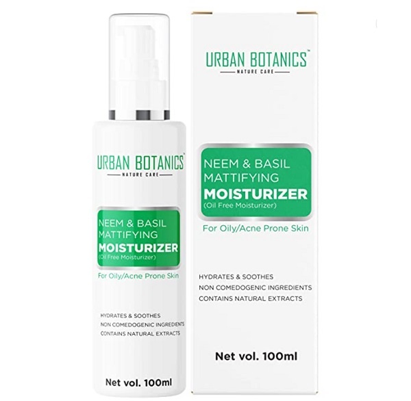 UrbanBotanics Oil Free Moisturizer For Face