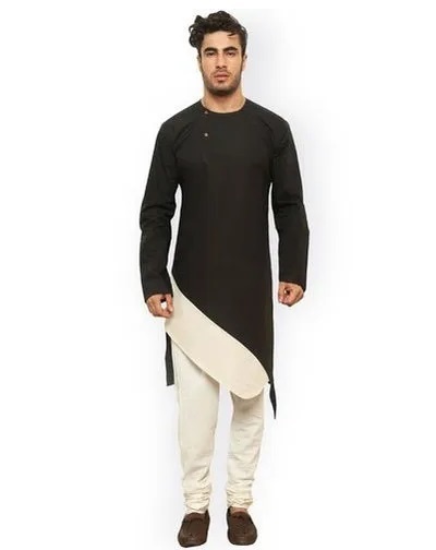 Block Pattern Kurta For Men